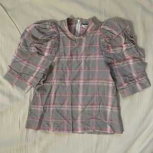 & Other Stories Plaid blouse